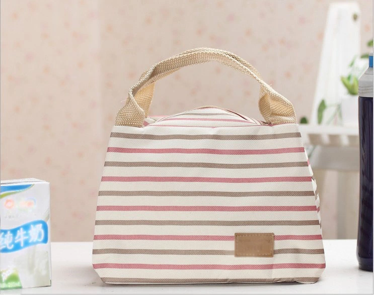 Waterproof Zipper Lunch Bag Women Girls Student Lunch Box Thermo Bags Office School Picnic Cooler Bag