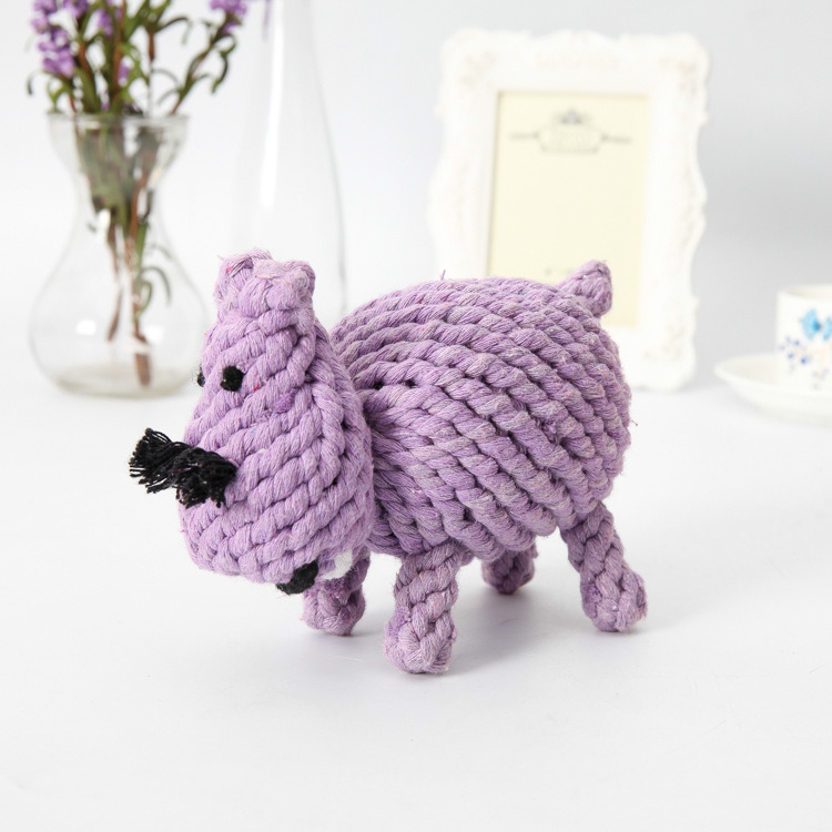New Handmade Small Animal Cotton Rope Toy for Dog Pet Toys