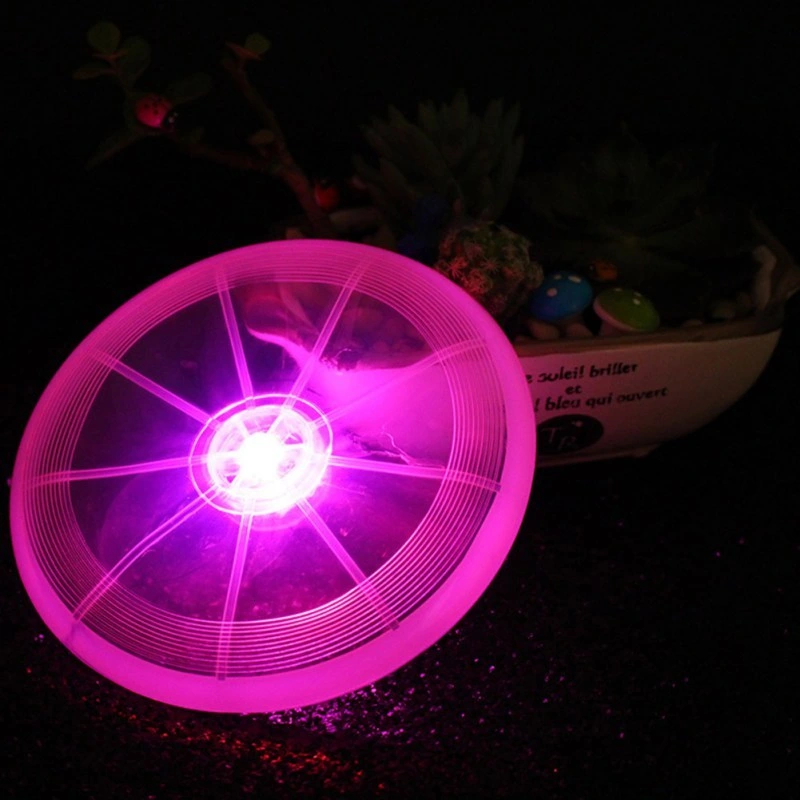 Pet Supplies Dog Toys LED Luminous Flying Disk Environmental Protection Material Dog Training Supplies Dog Chew Toys