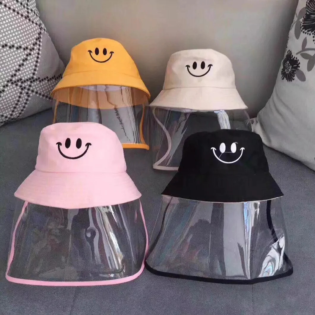 Children Bucket Hat Fishmen UV Protective Hat Factory Kids Summer Sun PVC Plastic Cap Supplier Sun Visors