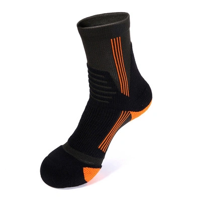 Towel Cushioned Sole Black Custom Seamless Sneaker Ankle Socks for Men