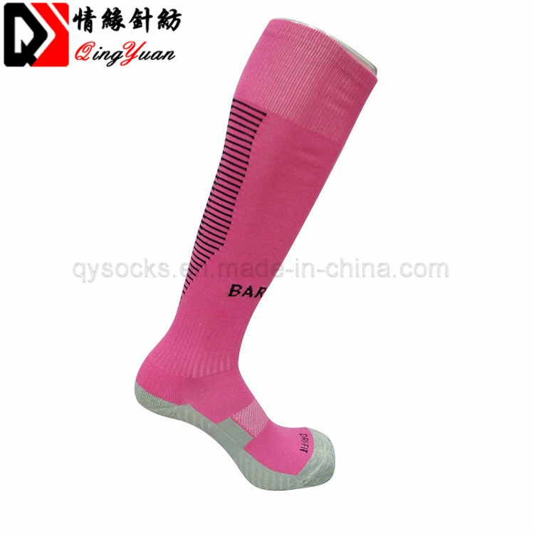 High Quality Men Professional Sports Football Club Soccer Socks Antibacterial Deodorant Breathable Knee High Compression Sock