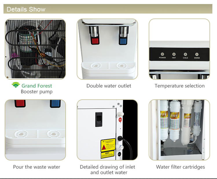 OEM RO System Water Filter Cold and Hot Water Dispenser