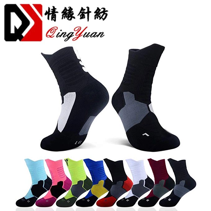 Custom Sport Sock Men Protective Basketball Compression Athletic Socks