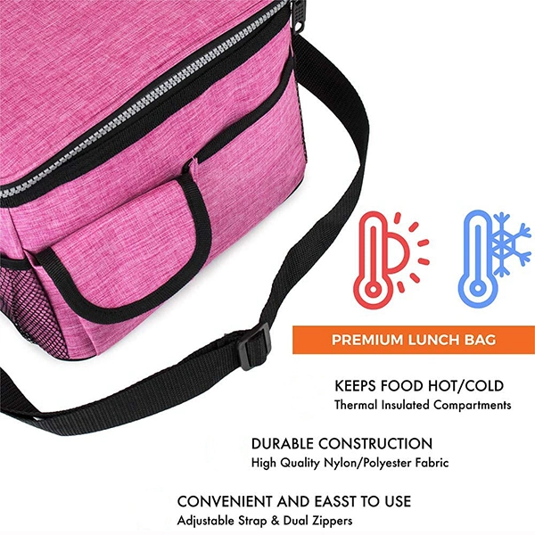 Insulated Lunch Bag for People Medium Leakproof Lunch Cooler Bag
