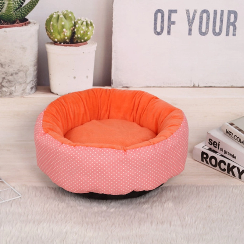 Factory Luxury Pet Dog Bed Pet Dog Sleeping Bed Cat Nest Soft Donut Cuddler Round Plush Pet Dog Bed
