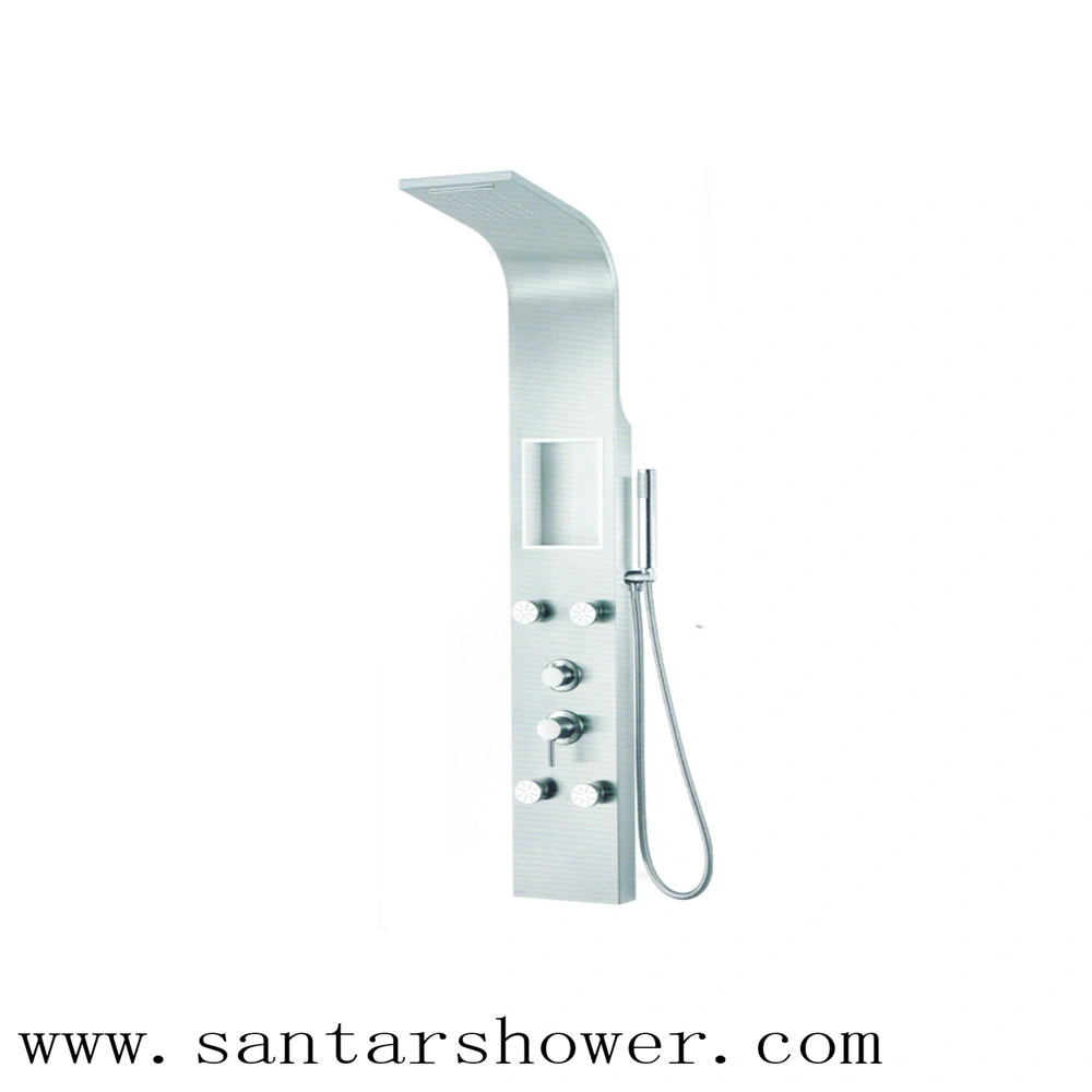 Wall Mounted SPA Shower Panel Multifunctional in Shower Room