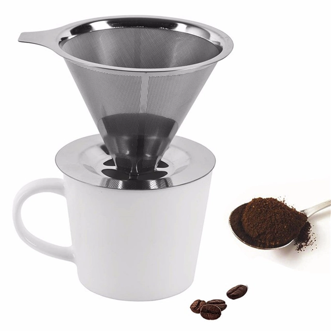 Javapresse Pour Over Coffee Maker with Stand Clever Hand Drip Brewer with Reusable Filter Dripper