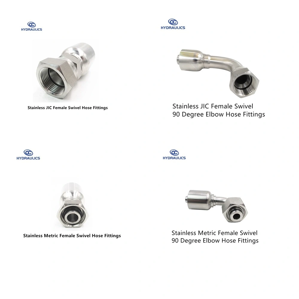 R5 Hose Hydraulic End Fittings/Reusable Hose Jic Swivel Coupling