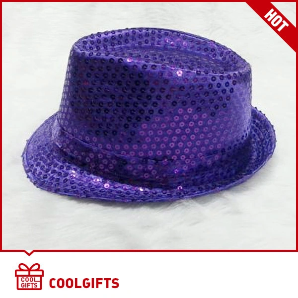 Trilby Paper Straw Hat with Belt for Gift