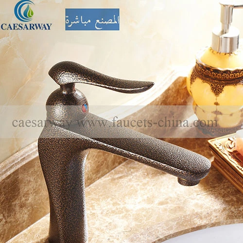 New Antique Color Brass Basin Tap Faucet with Acs Approved for Bathroom