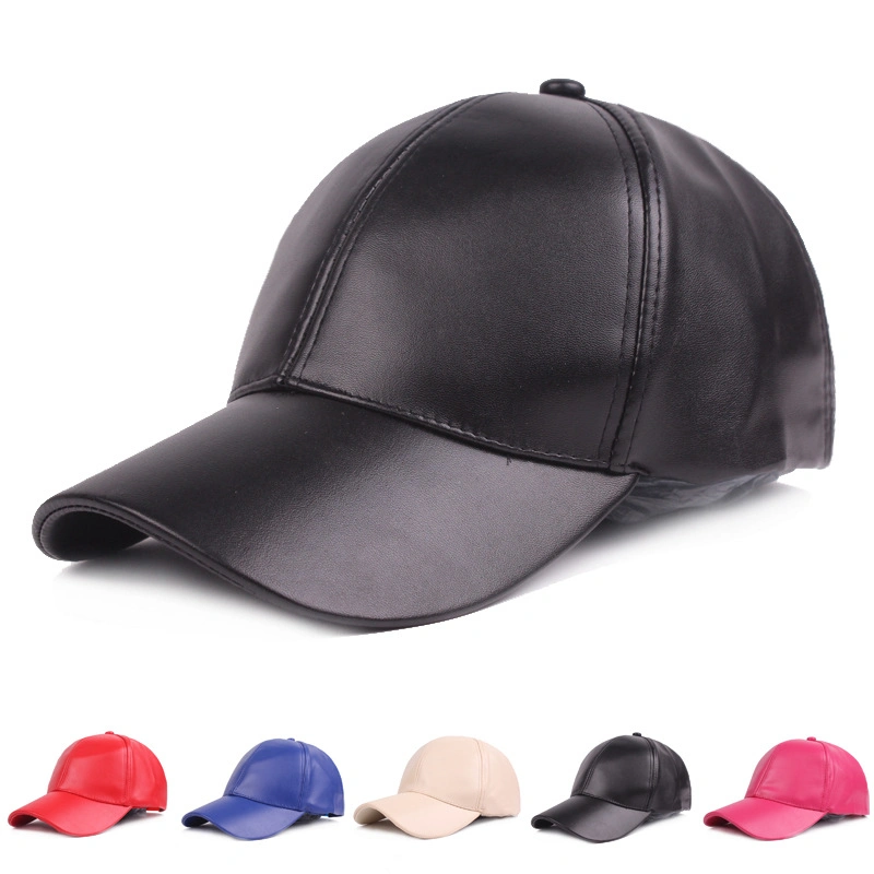 Leather Baseball Cap Outdoor Sport Adjustable Hat Lightweight; Durable Trendy Cap Esg13558