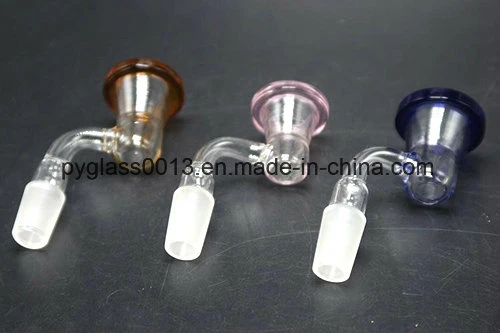 Transparent Glass Water Pipe Fittings Male Smoking Accessories