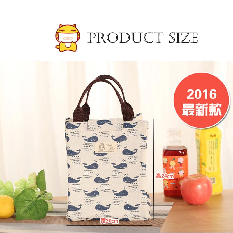 Custom Wholesale Collapsible Polyester Insulated Lunch Box Tote Reusable Cooler Bag for Picnic Promotion Supermarket