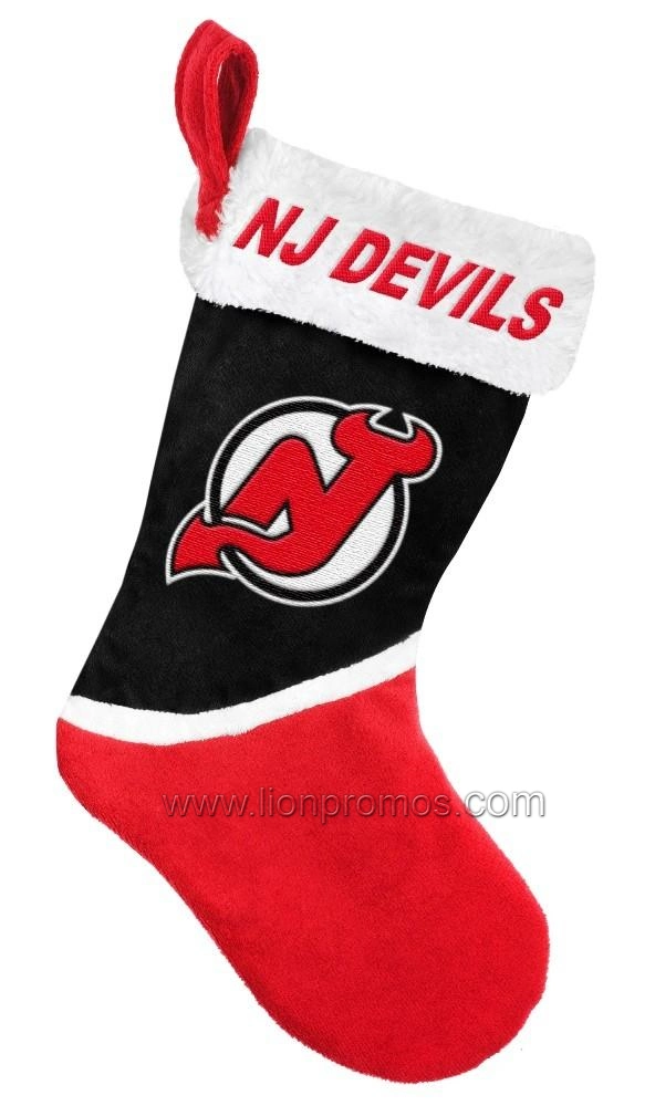 Custom Logo Christmas Promotional Gift Fleece Christmas Socks