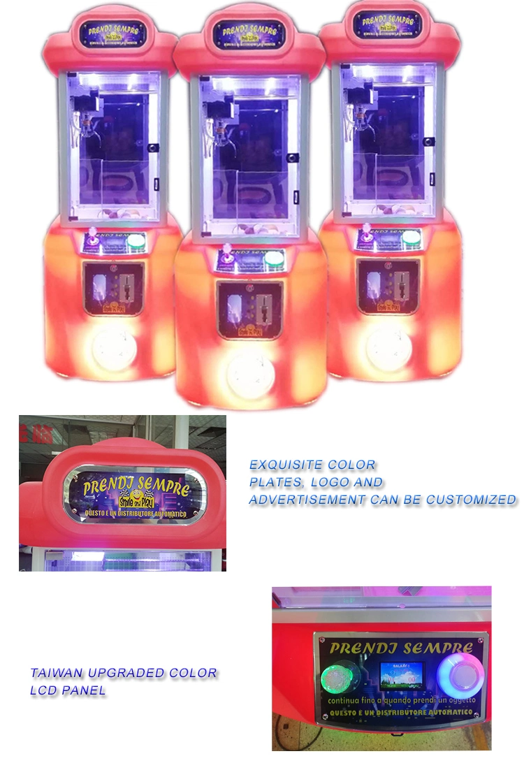 High Profit Arcade Toy Claw Crane Game Machine, Indoor Claw Toy Crane Prizing Vending Game Machine