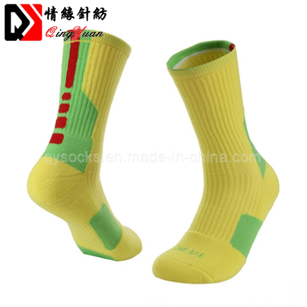 Wholesale Custom OEM Sport Men Crew Socks Elite Basketball Socks