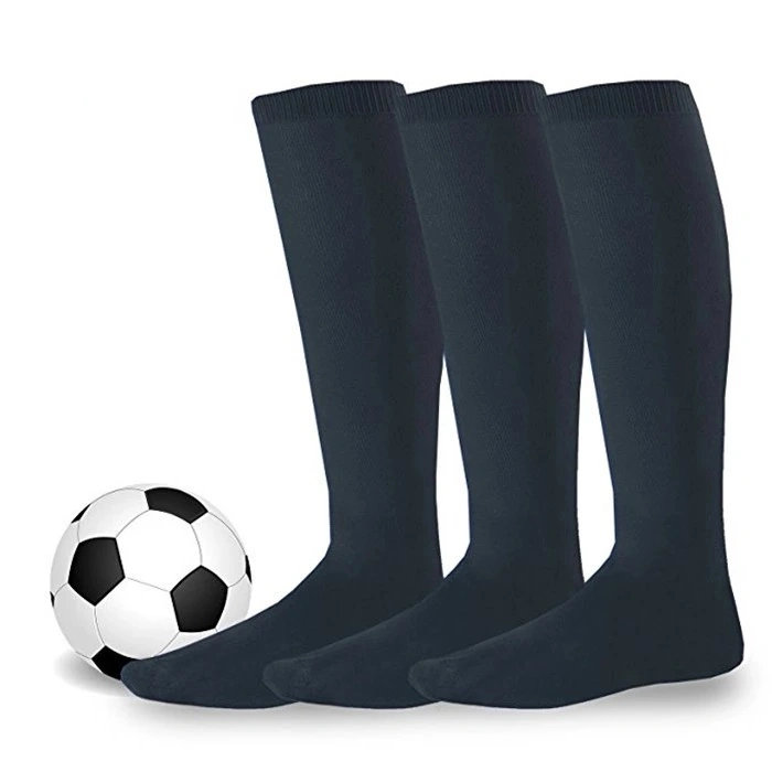 Custom Logo Soccer Football Sport Terry Sock Elite Business Basketball Running Cycling Socks Boot Knee High Socks