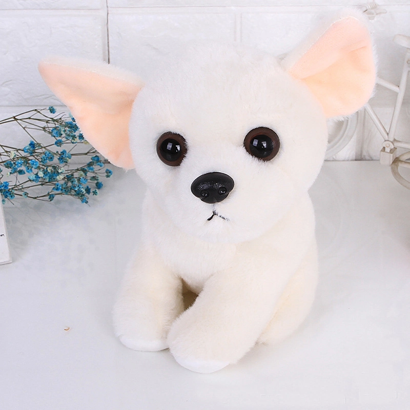 Factory Directly Sale Mini Soft Puppy Dog Chihuahua Pug Stuffed Plush Dog Toy