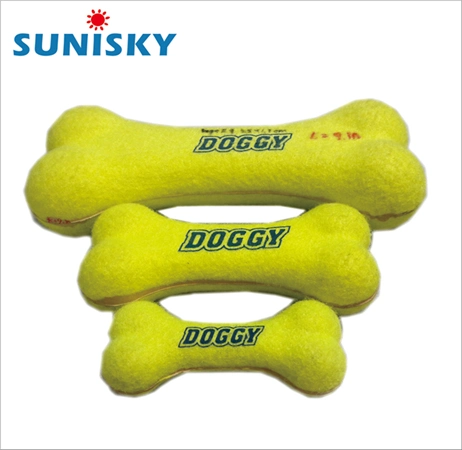 Fuzzy Bond Rubber Dog Toys with Sound