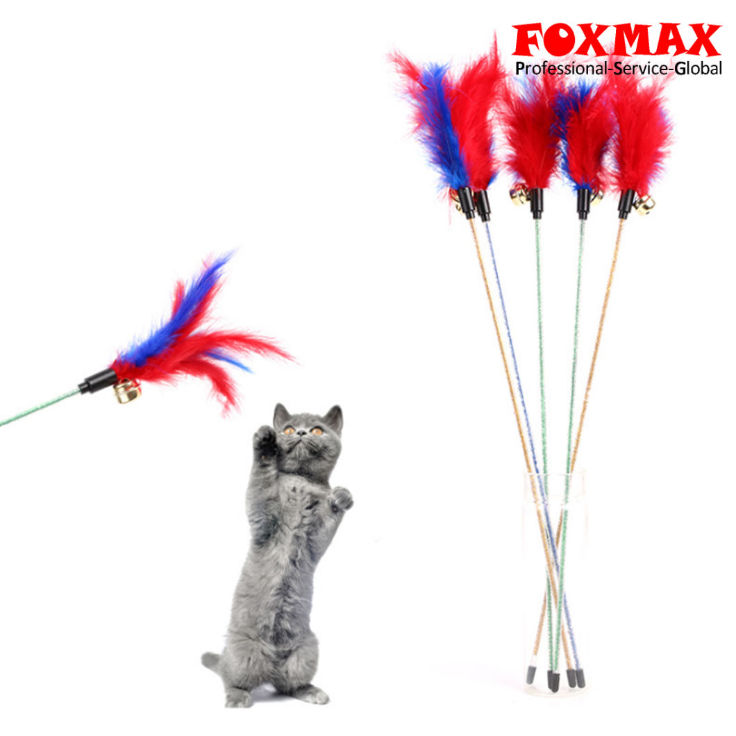 Durable Funny Cat Stick Training Toy for Pet Cat (FM-PS251)