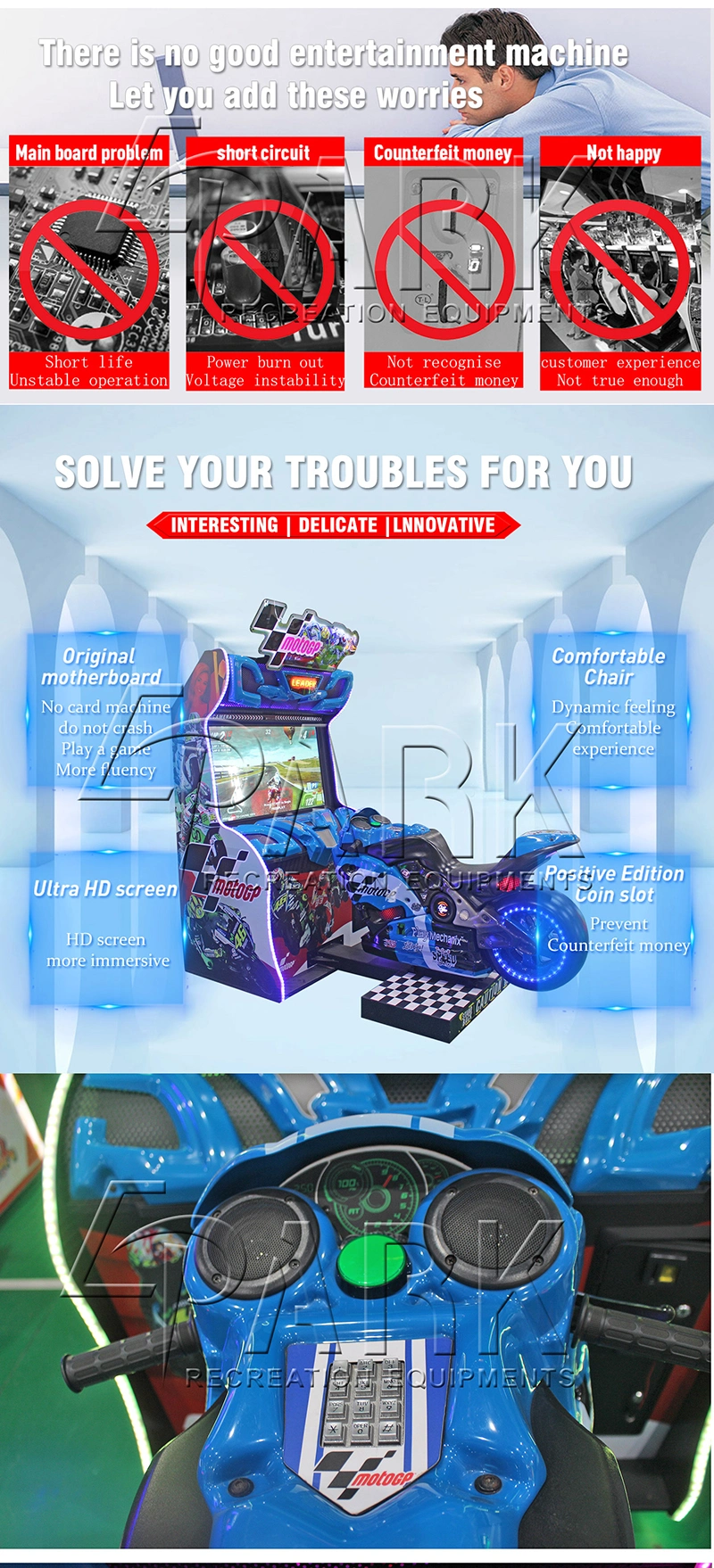 Video Race Car Moto Gp Simulator Arcade Game Machine Simulator