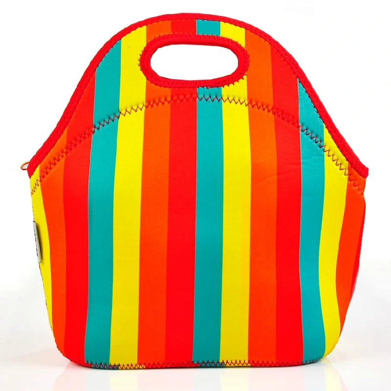 Fashion Neoprene Picnic Lunch Bag, Personalised Neoprene Lunch Tote Bag