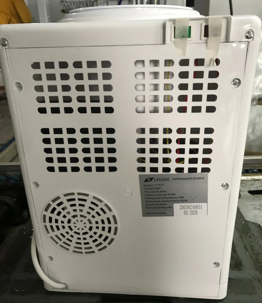 Manufacturer Electric Cooling Desk Top Hot Cold Water Cooler Dispenser
