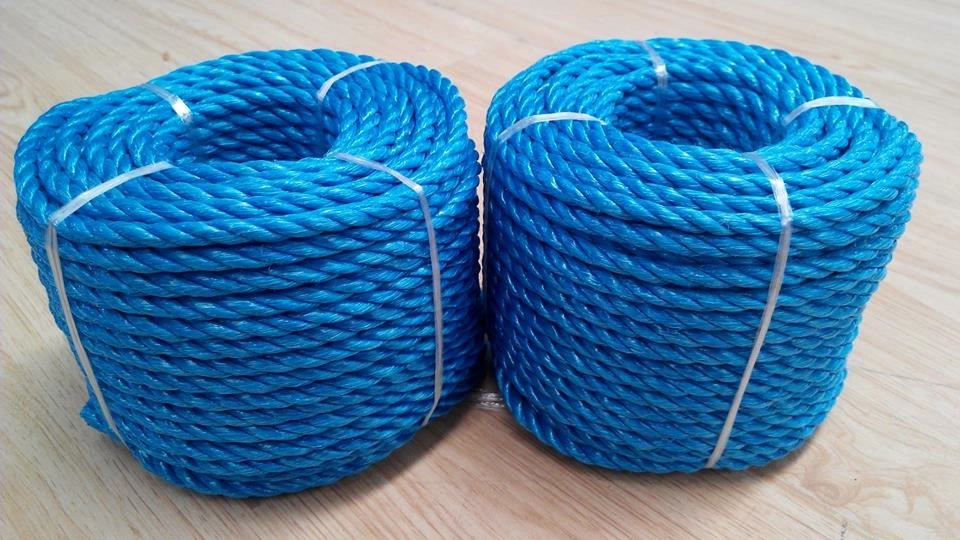 6mm Blue Chemical Fiber Ropes Mooring Rope PP Rope Polyester Rope PE Marine Rope