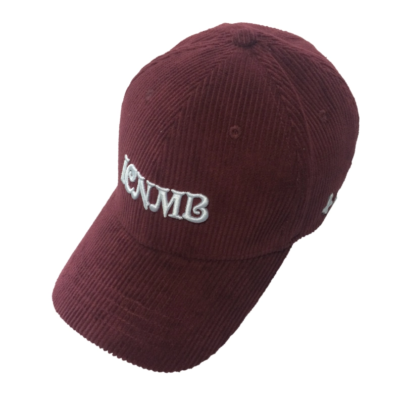 Custom 6 Panels Corduroy Hat Personalized Gift Embroidery Baseball Cap Sports Racing Caps