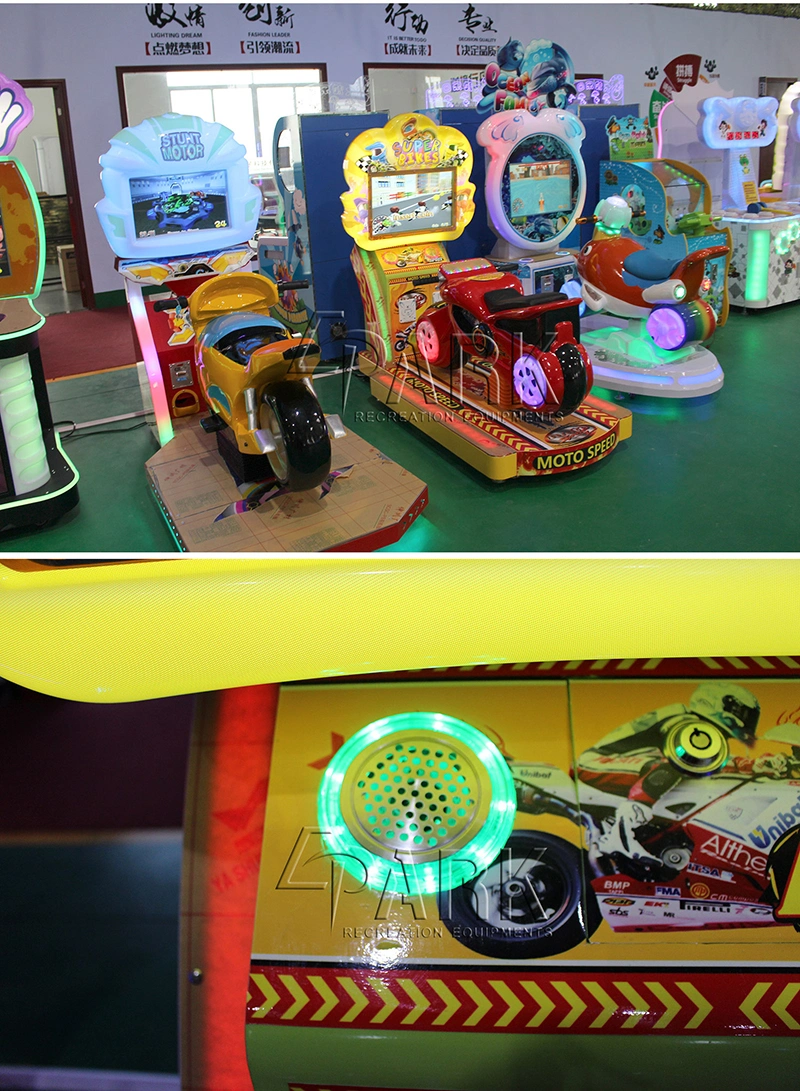 Coin Operated Moto Racing Ride Arcade Kiddie Ride Swing Games Machine