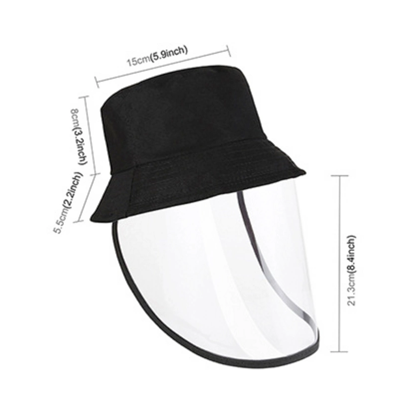 Fashion Adult Protective Fisherman Hat Anti Splash Droplet Isolation Eye Face Shield Hat Kids