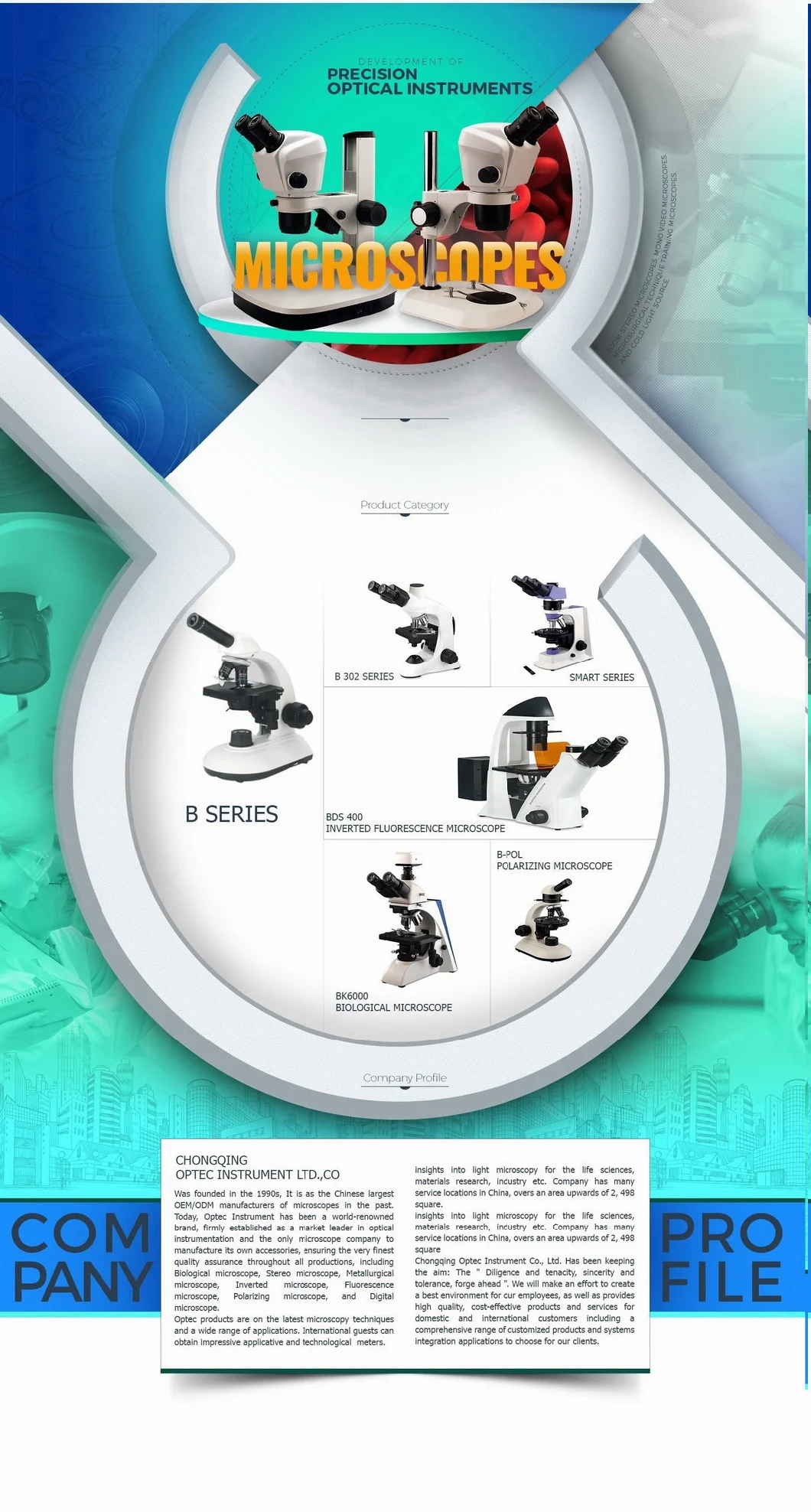 180X Microscope with Ce Approved for Ophthalmic Operating Microscope