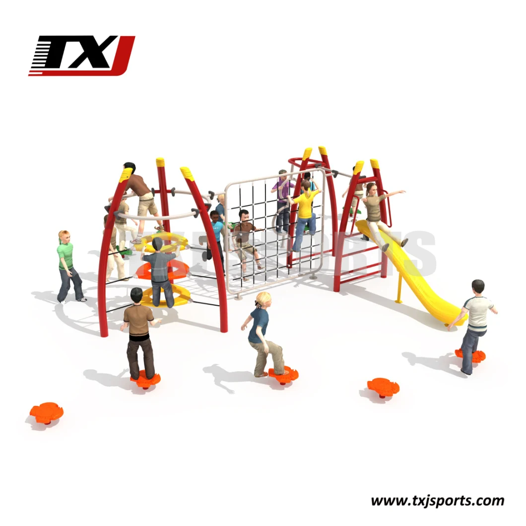 Hot Sale Climbing Kids Playground Net Frame with Amazing Play Combination