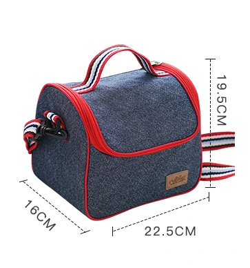 Wholesale Custom Oxford Fabric Lightweight Portable Insulated Cooler Lunch Tote Bag