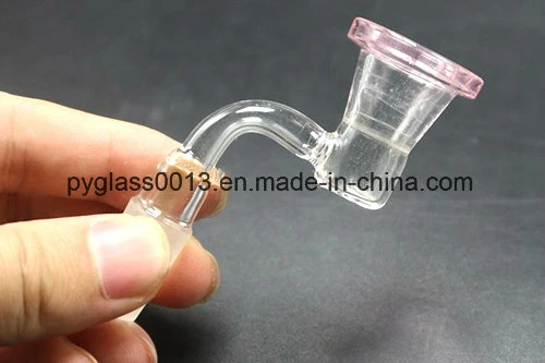 Transparent Glass Water Pipe Fittings Male Smoking Accessories