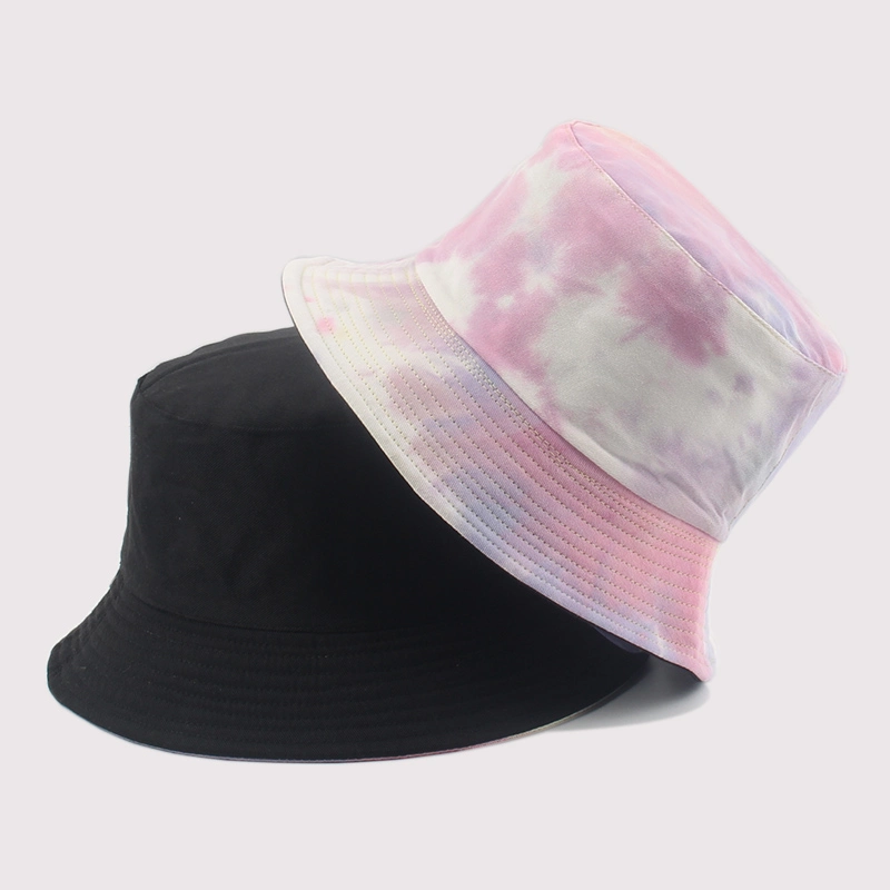 Bucket Hat Fisherman Hat Reversible Fishing Hat Colourful Graffiti Bob Caps Hip Hop Creative Tie Dye Gorros Men Women