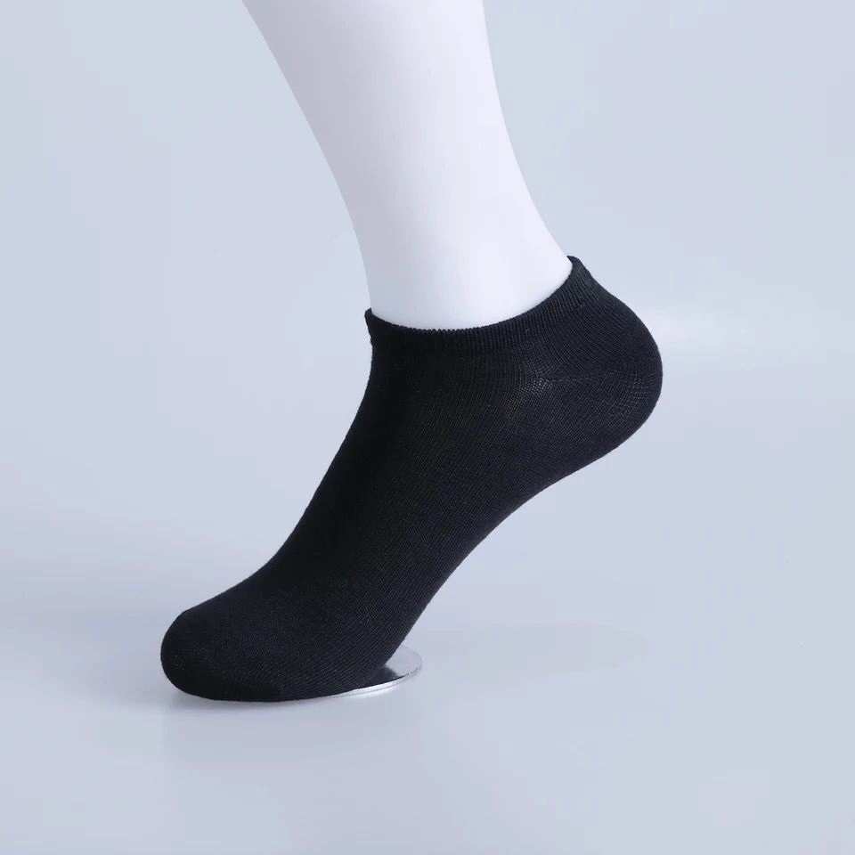 Low Cut Ankle Socks Men Women Sock Wholesale Bulk Production Disposable Low Cut Ankle Socks Black White Gray Men's Business Socks in Box