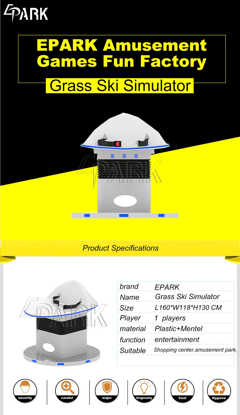 Epark New Design 9d Cinema Grass Ski Simulator Game Machine Vr Race Game Machine for Sale