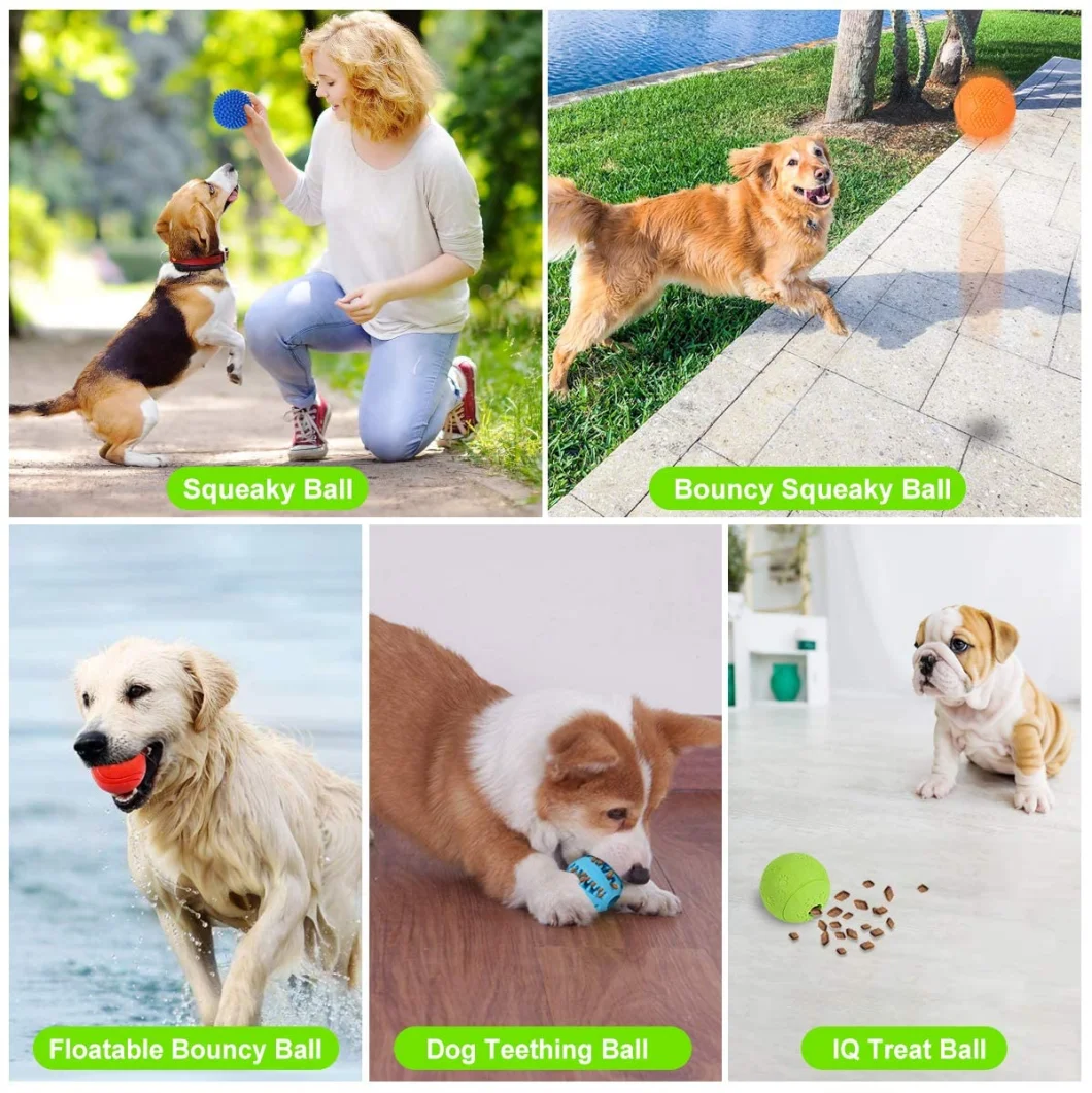 Wholesale Dog Treat Toy Ball Dog Tooth Cleaning Toy Interactive Dog Toys