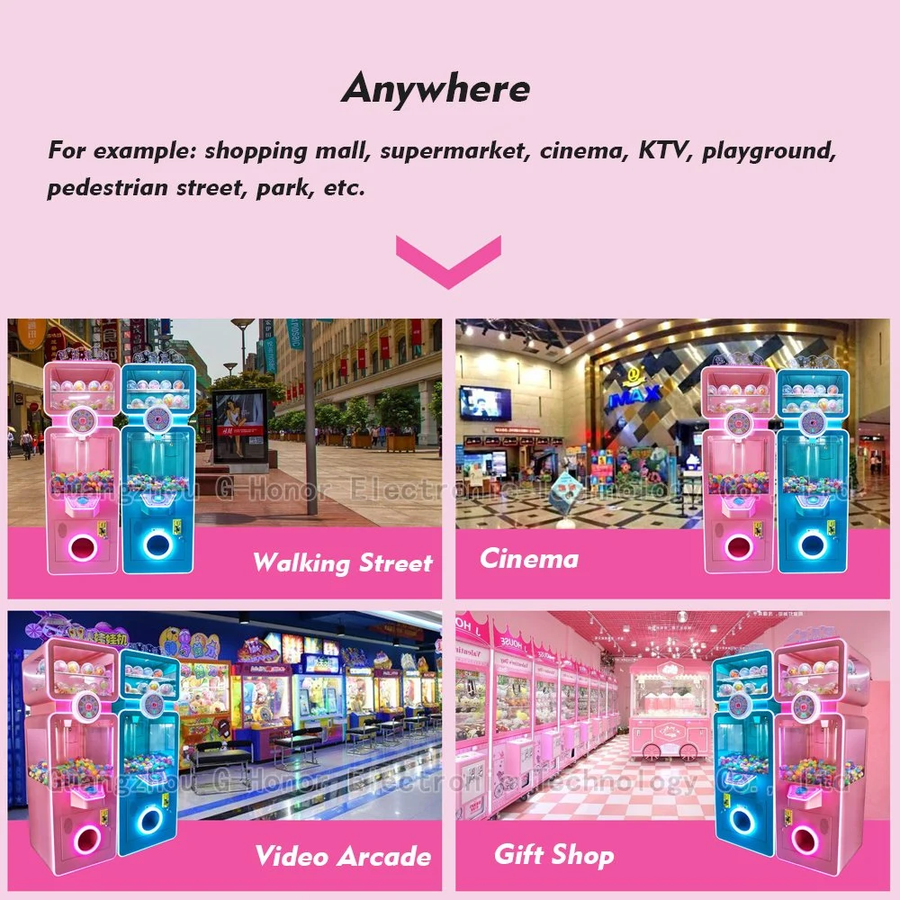Factory Price Gashapon Game Machine Arcade Prize Vending Game Coin Operated Capsule Toys Game Console Arcade Capsule Ball Vending Game Machine for Kids