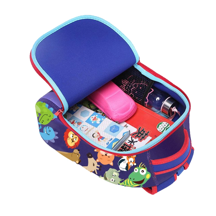 Baby Boys Girls Toddler Cute Kindergarten School Bag Neoprene Kids Lunch Bag Animal Backpack