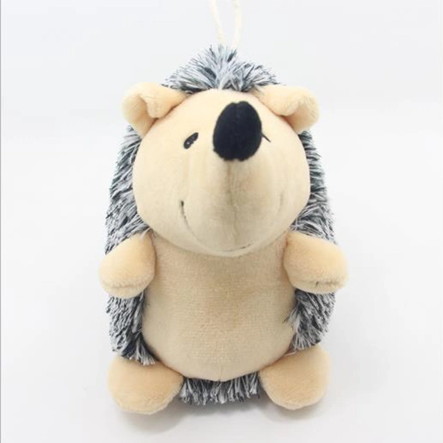 OEM Custom Hound Hedgehog Squeaky Plush Dog Toy Puppy Chew Toy Pet Toy