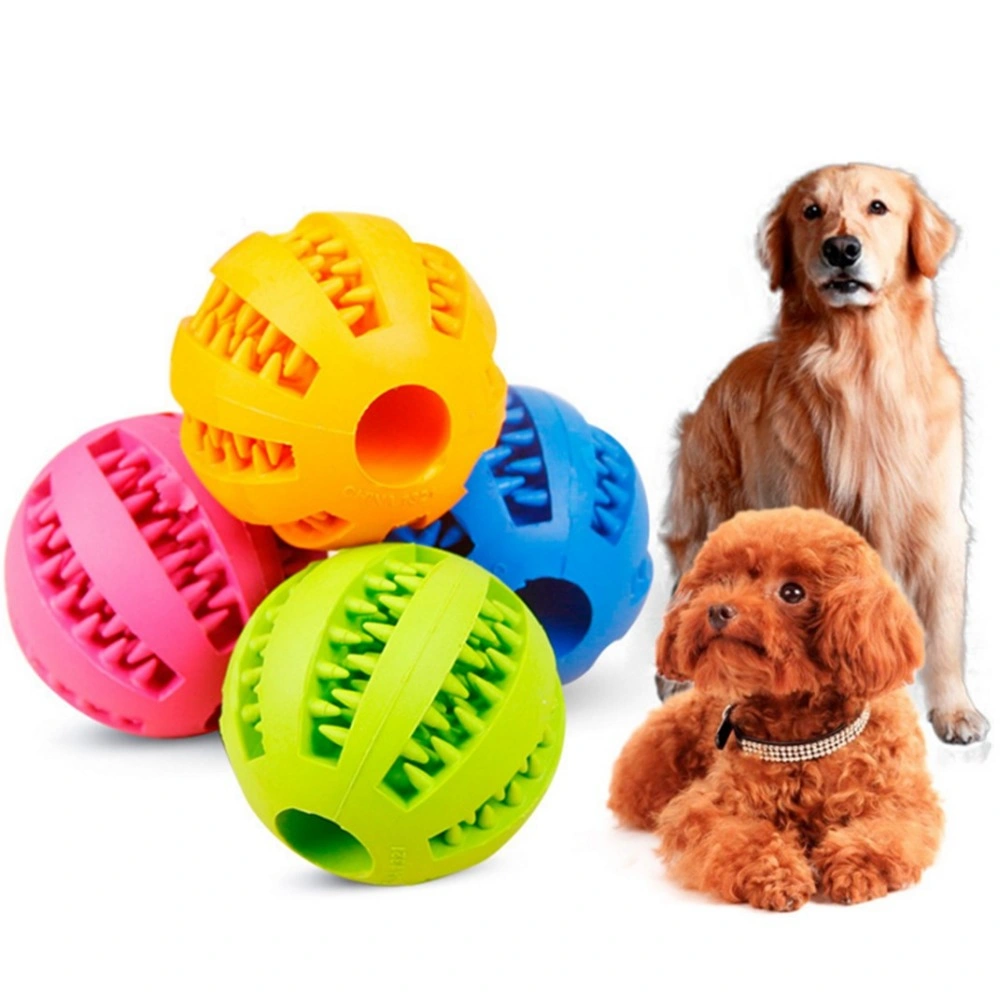 New Pet Toy Interactive Rubber Balls Pet Dog Cat Puppy Chew Toys Ball