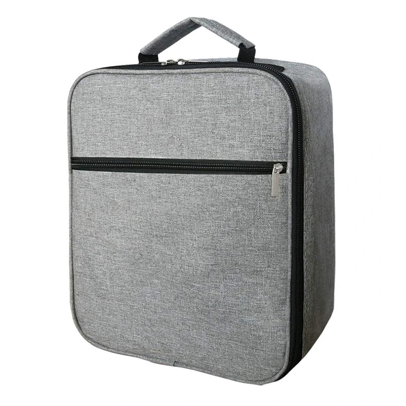 Insulated Zipper Work Lunch Bag Cooler Lunch Box for Men Thermal Bag