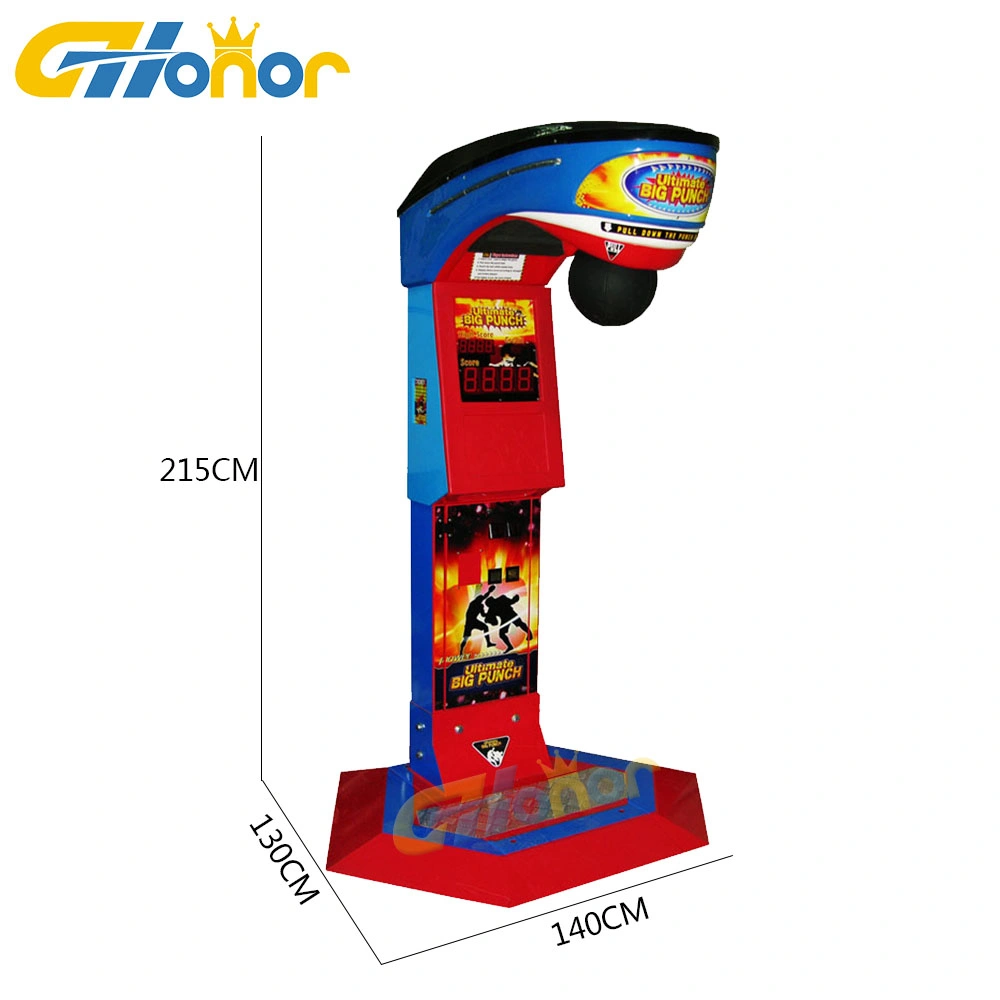 Ultimate Big Punch Coin Operated Boxing Game Machine Arcade Street Fighting Game Console Electronic Arcade Punch Game Machine Sport Game Machine