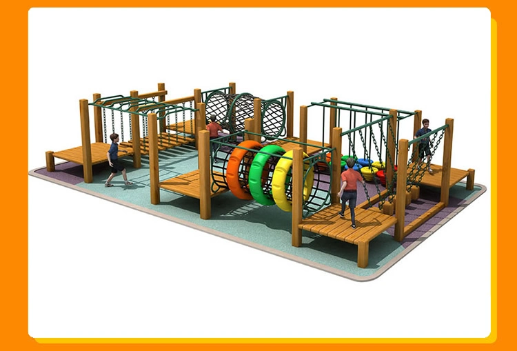 Large Kids Jungle Gym Children Garden Sensory Training Play Area with Climbing Frames