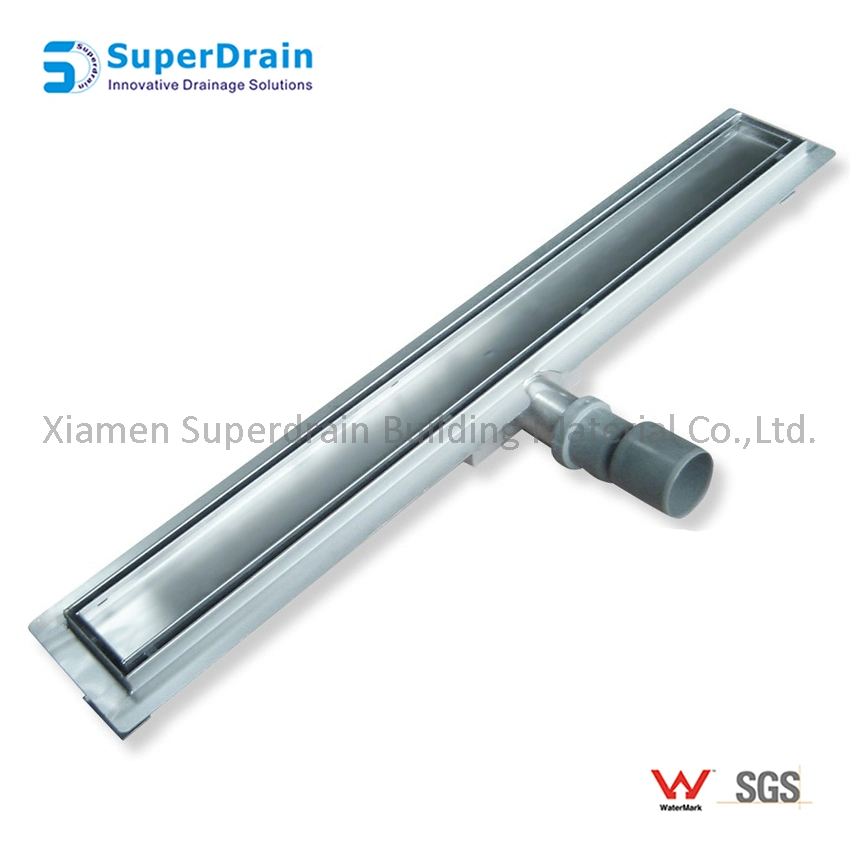 Hotel and Resort Concealed Tile Inert Cover Shower Drainage Stainless Steel Floor Drain