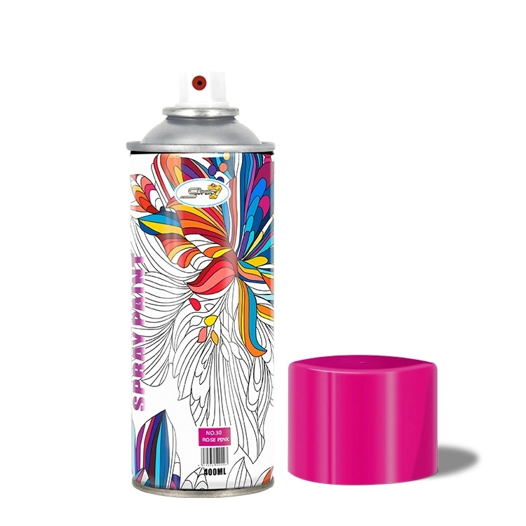 Pink Colour Spray Paint Acrylic Based Aerosol Spray Paint Spray Paint Spray