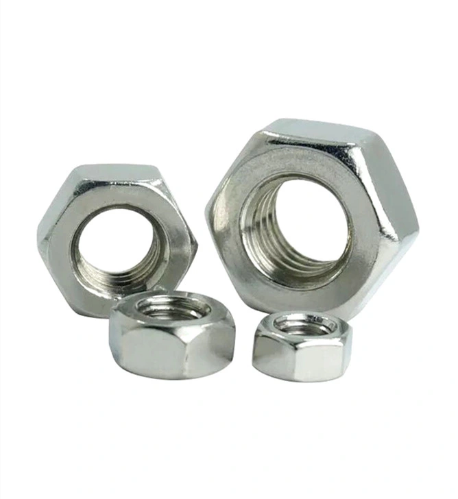 Galvanized Carbon Steel Hex Nylon Nut Long Hex Nuts